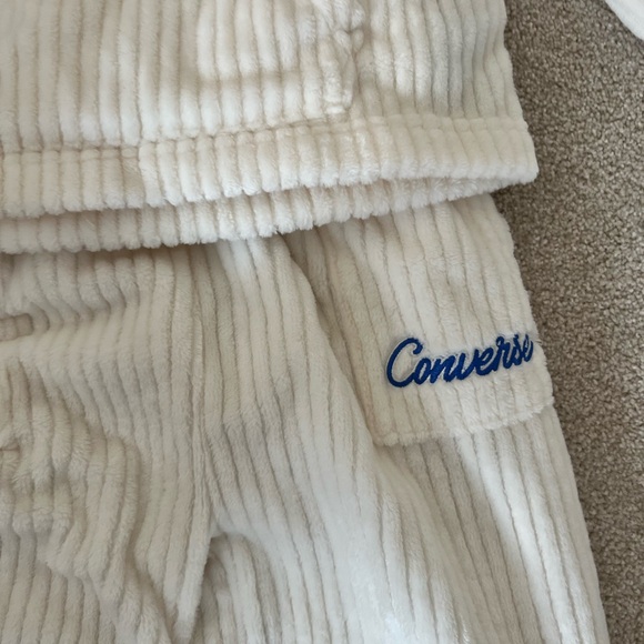 Cream Ribbed Lounge Set - Picture 3 of 6